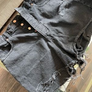 Black high waisted Mom jeans, size US 14, gently worn